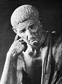 Images Dated 28th February 2011: Print of Aristotle in the Spada Gallery, Rome