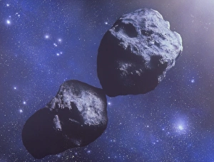 Artists impression of the asteroid Hektor Artists impression of the asteroid Hektor