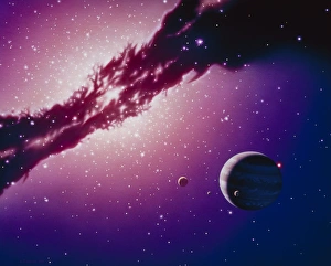 Cosmology Science Prints: Artwork of the active Centaurus A galaxy