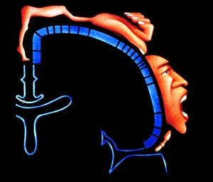 Artwork: brain frontal areas that control the body Artwork: brain frontal areas that control the body