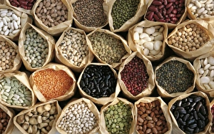 Grocery Shopping Essentials Prints: Assorted pulses C014 / 1503