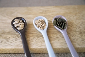 Sesame Seeds Prints: Assorted seeds