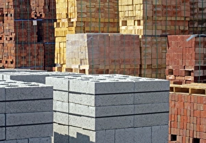 Images Dated 25th April 2007: Brick Piles Print