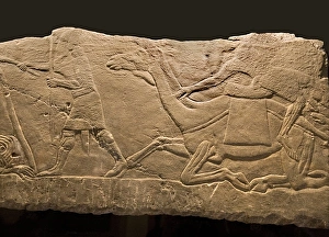 Assyrian Relief Prints: Assyrian Relief