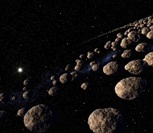 Space Astronomy Images Prints: Asteroid belt