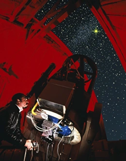 Astronomer using telescope to search for ET life Astronomer using telescope to search for ET life