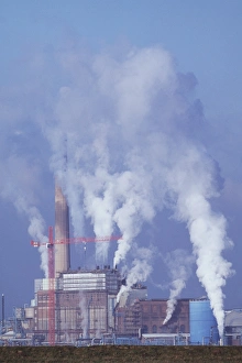 Industrial Plant Emissions Prints: Atmospheric pollution