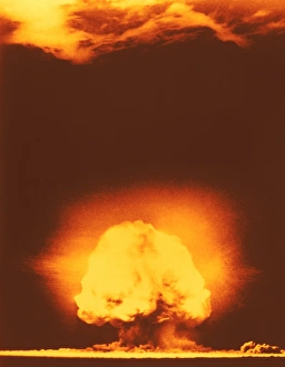 Images Dated 2001: Atomic explosion Print: Trinity Detonation
