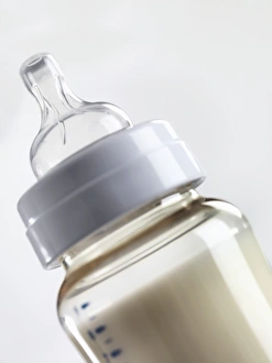 Baby's bottle print