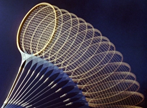 Prints of Badminton racket. Multiple exposure image of a badminton racket in motion Images Dated 2004 January: Motion Blur Badminton Racket Print
