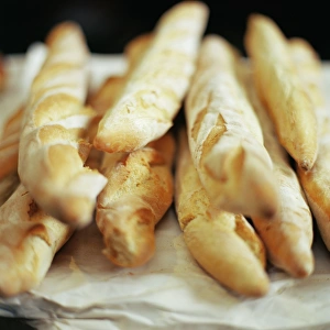 Bread Photography Prints: Baguettes