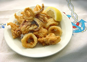 Fattening Foods List Prints: Battered seafood