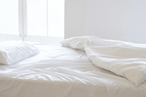 Empty Room Interior Design Prints: Empty bed