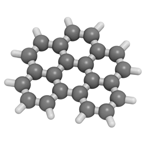 Benzoperylene molecular model F007/0116 Benzoperylene molecular model F007/0116