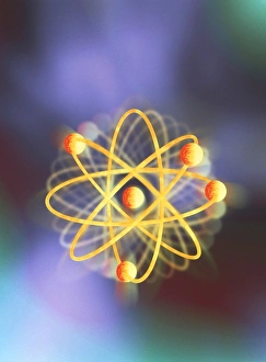 Atomic Structure Diagram Prints: Beryllium atom