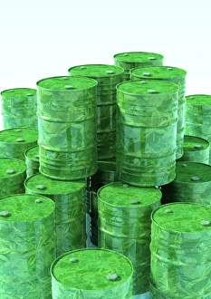 Eco Friendly Energy Prints: Biodiesel, conceptual artwork