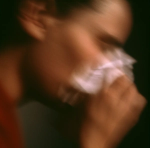 Common Cold Treatment Prints: Blowing nose