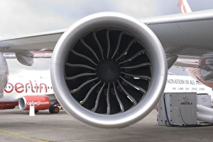 Commercial Airliner Engines Prints: Boeing 747-8 engine
