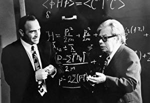 Images Dated 8th February 2007: Nikolai Bogolyubov with student Albert Tavkhelidze Print