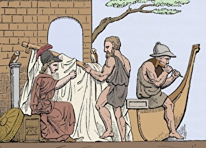Jason And The Golden Fleece Prints: Building of the Argo