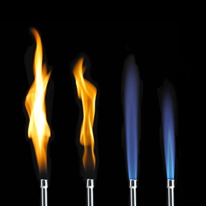 Bunsen Burner Flame Sequence Print