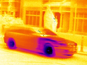 Images Dated 2005 February: Thermogram Print of a Car