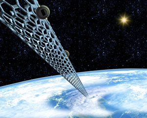 Carbon nanotube space elevator Carbon nanotube space elevator