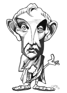 Plato Prints: Caricature of Aristotle Print