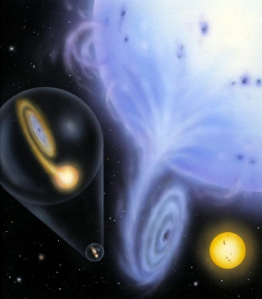 Images Dated 16th September 2013: Cataclysmic Variable Star System Print