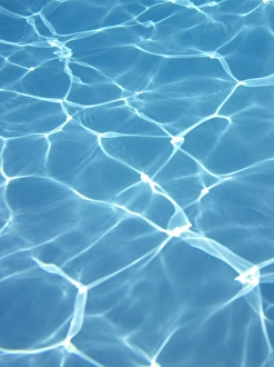 Prints of Pure caustic refractions on the bottom of a swimming pool caused by the sun passing through the rippling surface of water Images Dated 2012 December: Caustic Refractions Print: A Swimming Pool Scene