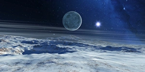 Pluto Prints: Charon from Pluto Print