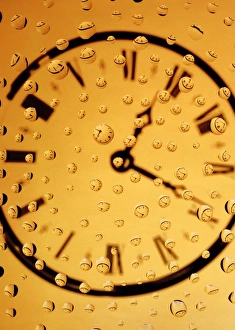 Light Refraction Science Prints: Clock