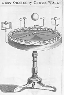 Images Dated 2003: 18th Century Clockwork Orrery Print
