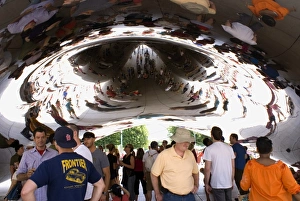 Cloud Gate Sculpture Prints: Cloud Gate sculpture in Chicago