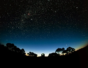 Composite of Orion and Anglo-Australian Telescope Composite of Orion and Anglo-Australian Telescope