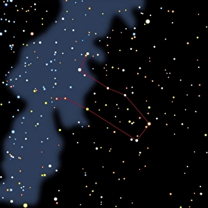 Computer artwork of the constellation of Gemini Computer artwork of the constellation of Gemini