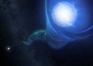 Computer artwork of a wormhole print