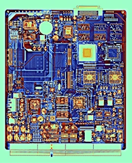 Computer circuit board, X-ray F007/0228 Computer circuit board, X-ray F007/0228