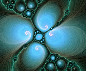 Images Dated 1999: Computer-generated Julia fractal Print