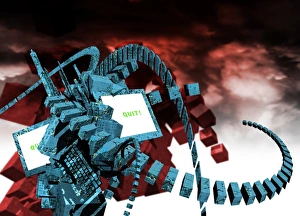 Computer Virus Concept Prints: Computer virus, conceptual image