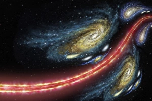 Images Dated 1st February 2013: Cosmic String Lensing Print
