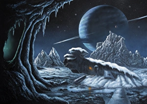 UFO Prints: Crashed Alien Spacecraft Print