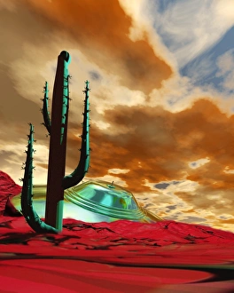 Crashed alien spacecraft Crashed alien spacecraft