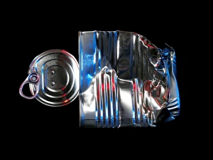 Environmental Pollution Control Prints: Crushed can
