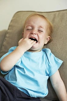 Child Learning Process Prints: Crying boy