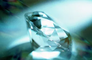 Images Dated 19th February 2003: Cut Diamond Print, a crystalline form of pure carbon