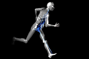 Cyborg running Cyborg running