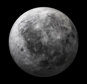 Computer Artwork Space Prints: Dark side of the Moon, artwork