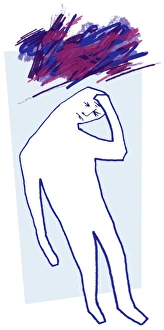 Depression Concept Prints: Depression, conceptual artwork