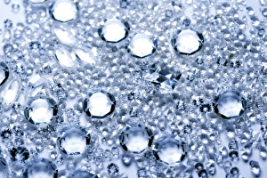 Polished Gemstones Prints: Diamonds